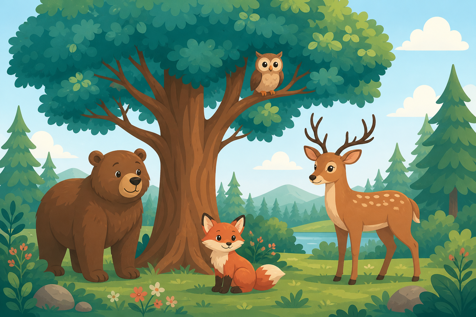 Floresta ilustrada